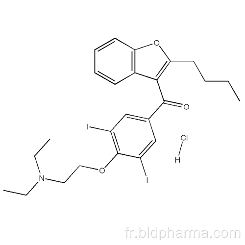 Hydrochlorure d&#39;amiodarone CAS 19774-82-4